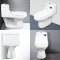 Blue diamond one piece Sanitary Ware model FH1711 dual system(press top)