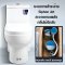 Blue diamond one piece Sanitary Ware model FH1713 dual system(press top)