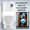 Blue diamond one piece Sanitary Ware model FH1714 dual system(press top)