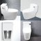 Blue diamond one piece Sanitary Ware model FH1844 single flush (press on side)