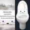 Blue diamond one piece Sanitary Ware model FH1860 dual system(press top)