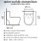Blue diamond one piece Sanitary Ware model FH1866S single flush (press on side)