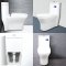 Blue diamond one piece Sanitary Ware model FH1871 dual system (press top)