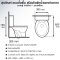 Blue diamond Two piece toilet Model FH 2411S single flush(press on side)