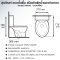 Blue diamond Two piece toilet Model FH 2462T dual system(press top)