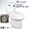 Blue diamond Two piece toilet model FH 2463S single flush(press on side)