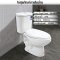 Blue diamond Two piece toilet Model FH 2466T dual system(press top)