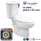 Blue diamond Two piece toilet Model FH 2466T dual system(press top)
