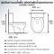 Blue diamond Two piece toilet Model FH 2481S single flush(press on side)