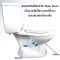 Blue diamond Two piece toilet Model FH 2481T dual system(press top)