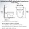 Blue diamond Two piece toilet Model FH 2481T dual system(press top)