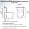 Blue diamond Two piece toilet Model FH 2571T dual system(press top)