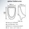 Blue diamond, Wall hung Urinal, model FH5100