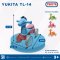Mainan Anak Mobil Dorong Ride On Yukita TL-14 Ban Karet Cute Push Toys Sepeda Dorong Ride On Tolo TL 14 Motoran - Pink