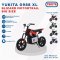Mainan Anak Motor AKI MOTOR Yukita 0988 XL 24VOLT BIG SIZE TRAIL MOTOR SPORT Ban Angin - Merah