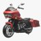 Mainan Motor Aki Anak Motor Aki Yukita 8187 HARLEY COUNTRY MOTOR Ban Karet - Putih