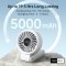 Jisulife Life 7 Fan 5000 Maltese พัดลมพกพาปรับพับหน้าปัดได้ปรับระดับความแรงได้ 5 ระดับ