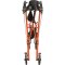 รถช่วยเดิน 4 ล้อ Hugo Sidekick Rollator สีส้ม Tangerine พร้อมที่นั่ง