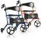 รถช่วยเดิน 4 ล้อ Hugo Sidekick Rollator สีส้ม Tangerine พร้อมที่นั่ง