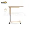 ABS Overbed Table with Gas Spring Height Adjustment for Hospital Beds