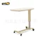 ABS Overbed Table with Gas Spring Height Adjustment for Hospital Beds