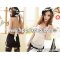 [[พร้อมส่ง]] ชุดแม่บ้าน lolita แบบผ้ากันเปื้อนซีทรูสีขาวผูกโบว์หลัง