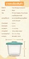 Säker  ถ้วยเก็บอาหาร ใช้เก็บอาหาร&นมสำหรับลูกน้อย