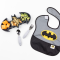 Bumkins จานหลุมซิลิโคน ฐานดูดกันเลื่อน รุ่น Silicone Grip Dish : Batman