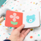 Petit Collage  ชุดของขวัญเด็กอ่อน ลายช้าง (ไม้กัด + หนังสือ Board Book + ผ้าอ้อม)  Baby Gift Set