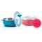 *คละสี / ชามสแตนเลสพร้อมฐานสุญญากาศ Nuby Stainless Steel Suction Bowl