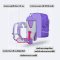 กระเป๋านักเรียน รุ่น "Starliner" สีม่วง (XXL)