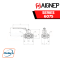 AIGNEP – SERIES 6075 3 WAYS BALL VALVE “T” FEMALE G ISO 228