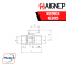 AIGNEP – SERIES 6305 FEMALE RP ISO 7 – FEMALE RP ISO 7 VALVE – FKM