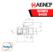 AIGNEP – SERIES 6430 TUBE – FEMALE G ISO 228 VALVE