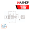 AIGNEP – SERIES 13805 | FEMALE HOSE ADAPTER FOR LOCKING HOSE SELF