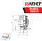 AIGNEP – SERIE 85020 STRAIGHT MALE ADAPTOR