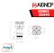AIGNEP – SERIES 85340 Y CONNECTOR ORIENTING MALE ADAPTOR “UNIVERSAL SHORT”