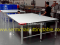 โต๊ะตัดผ้าชนิดธรรมดา  หน้าไม้เคลือบแผ่นโฟเมก้า-ขาว ขอบพลาสติก  Model :TM-01-Fp