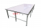 โต๊ะตัดผ้าชนิดธรรมดา หน้าไม้เคลือบแผ่นโฟเมก้า-ขาว, ขอบStainless Model :TM-01Fs