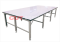โต๊ะตัดผ้าชนิดธรรมดา  หน้าไม้เคลือบแผ่นโฟเมก้า-ขาว ขอบพลาสติก  Model :TM-01-Fp