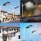 SHINING โคมไฟถนน LED Solar Street Light 100W Daylight 6500k แสงสีขาว ควบคุมด้วยรีโมท TOSHIBA LIGHTING หลอดไฟโตชิบา