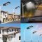 SHINING Street Lamp LED Solar Street Light 200W Daylight 6500k White Light Remote Control TOSHIBA LIGHTING