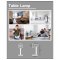 Table Lamp E27 Base Grey