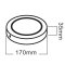 ดาวน์ไลท์ LED SHINING S-DLS01265C-1R(WH) 12 วัตต์ DAYLIGHT สีขาว กลม