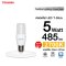 หลอดไฟ TOSHIBA LED  5 วัตต์ ขั้ว E27 (ทรงเรียว)