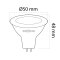 LED MR16 220V 5W 3000K