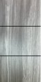 ประตู uPVC รุ่นภายใน EXTERA สี Smoke Grey บานเรียบ เซาะร่อง 2 เส้นนอน