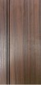 ประตู uPVC รุ่นภายใน EXTERA สี Brownie Oak บานเรียบ เซาะร่อง 2 เส้นตรง
