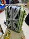 Restore a Samsonite suitcase light green hard fiber Decorate the pattern with DU Shop