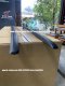 Black aluminum roof rail with fake paste, model Isuzu D-Max New 2022